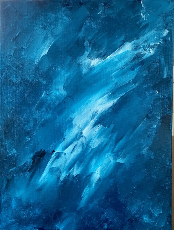 Blue storm by Jana Hrivniakova Wagner