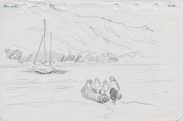 Dinghy in Subantarctic by Abby McBride, Image 1.