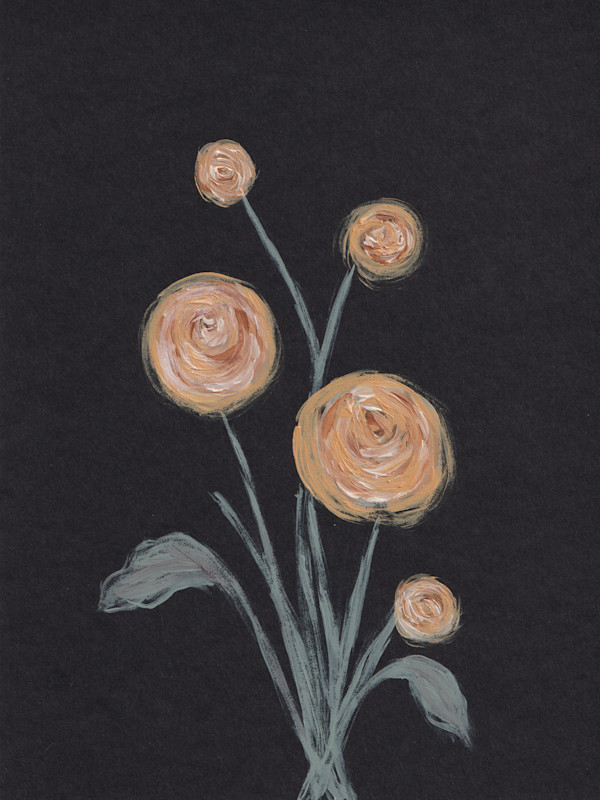 Fleurs jaunes (Yellow Blossoms) by Kimberly McGraw Moore