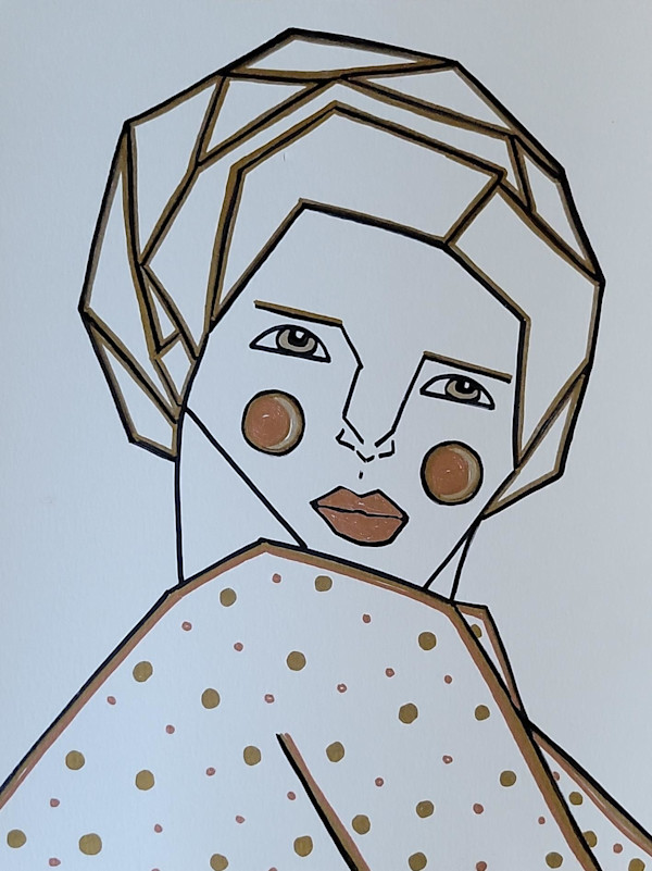 Geometric Woman #1 by Kimberly McGraw Moore