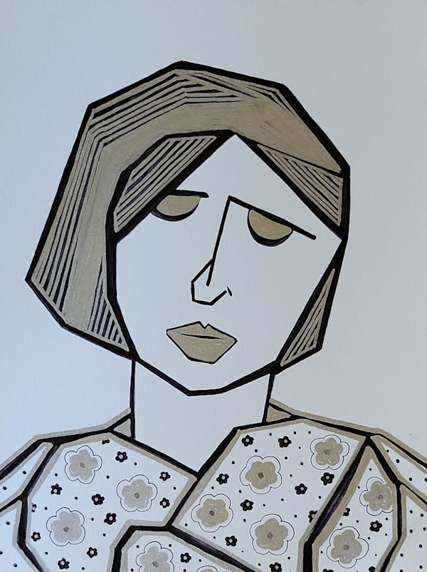 Geometric Woman #2 by Kimberly McGraw Moore