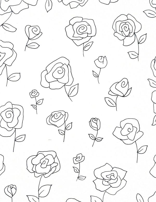 Delicate Roses by Kimberly McGraw Moore