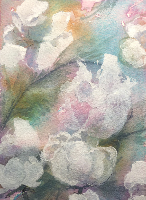 Soft Pastel Floral, 2023. by Hannah Rosenberg