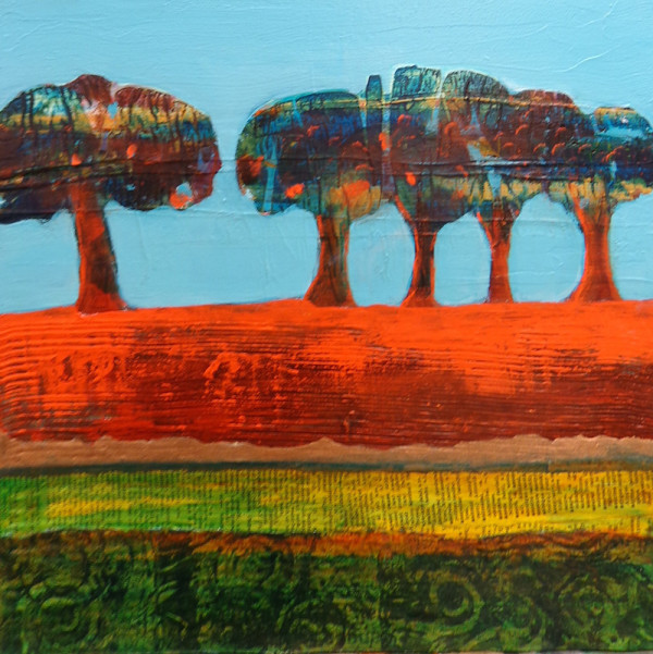 Trees in A Row by Patt Scrivener
