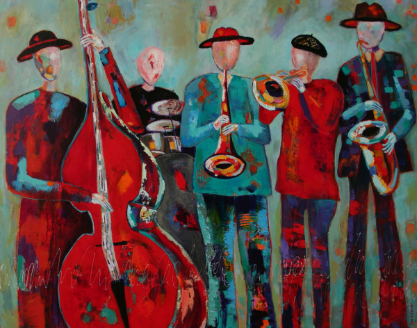 Jazz Quintet by Patt Scrivener AFCA