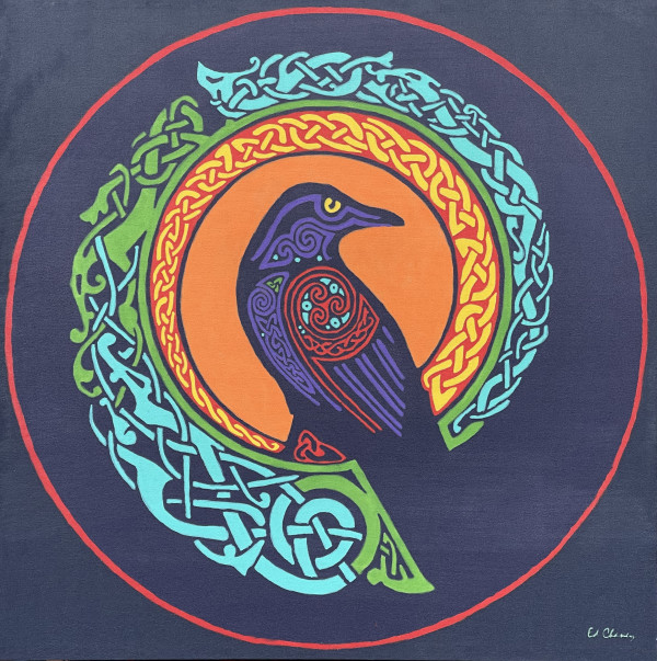 Celtic Raven by Ed Chaney