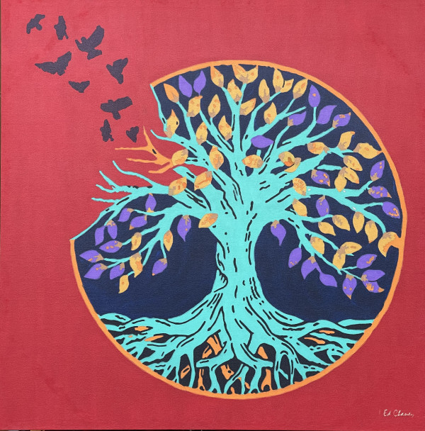 Raven Tree of Life by Ed Chaney