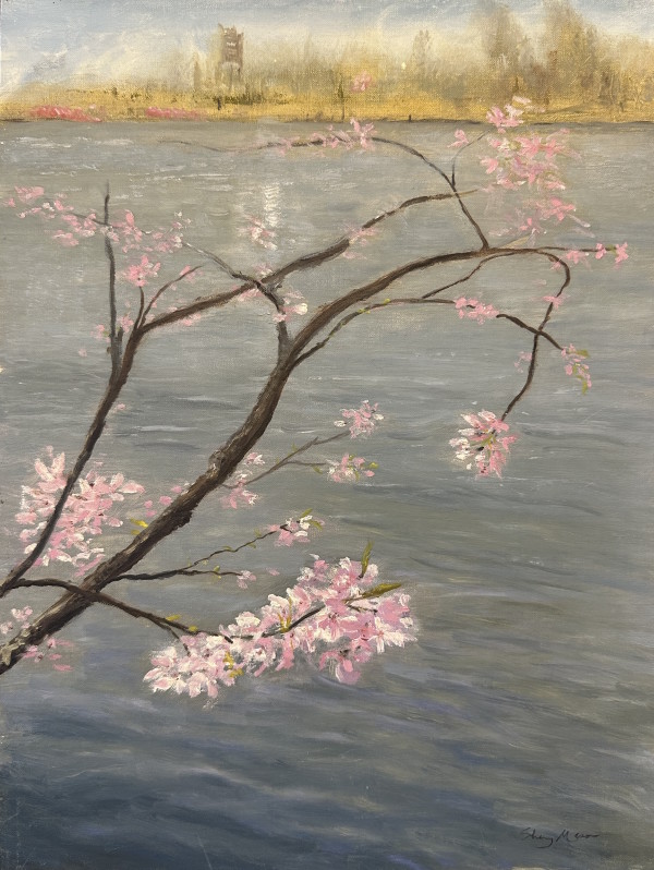 Walk Among the Cherry Blossoms by Sherry Mason