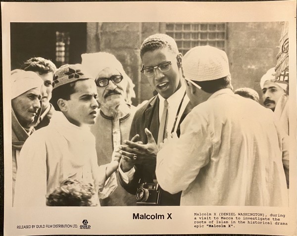 Denzel Washington-Malcolm X Movie publicity photo