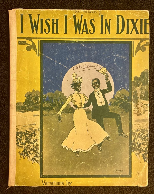 "I wish I was in Dixie" sheet music