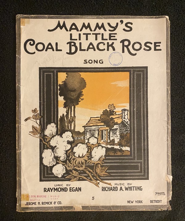 "Mammy's Little Coal Black Rose" sheet music