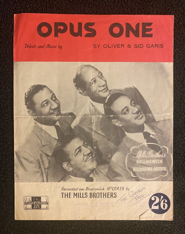 "Mills Brothers" sheet music