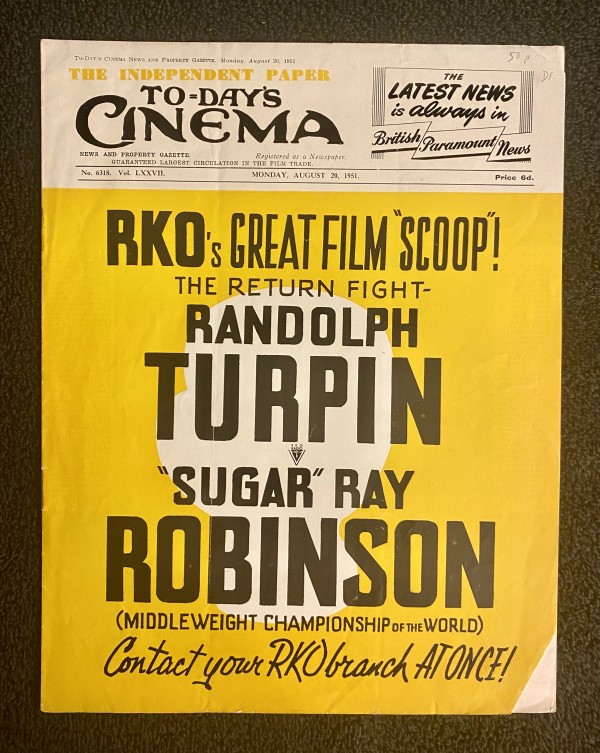 Sugar Ray Robinson  fight promotion