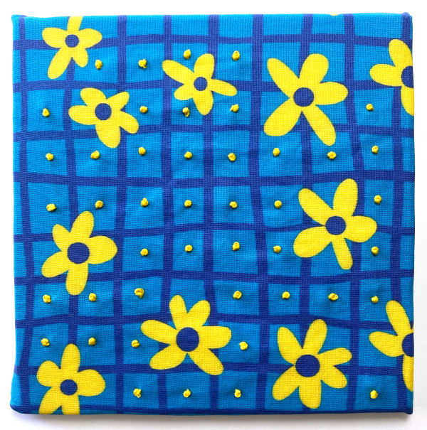 Flower Power - French Knots by Anne M Bray