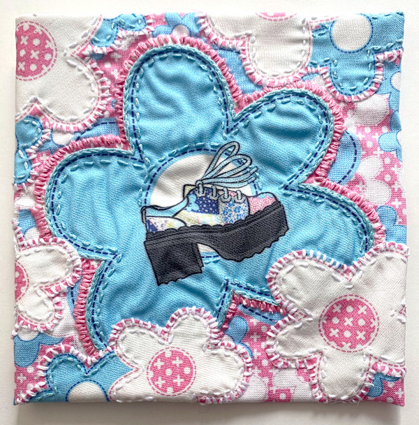 Fluevog Fizzy Embroidery by Anne M Bray