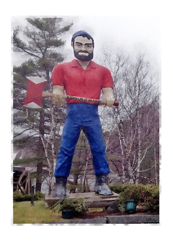 Lumberjack, Maine by Anne M Bray