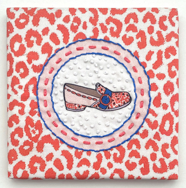 Fluevog Rema Embroidery by Anne M Bray