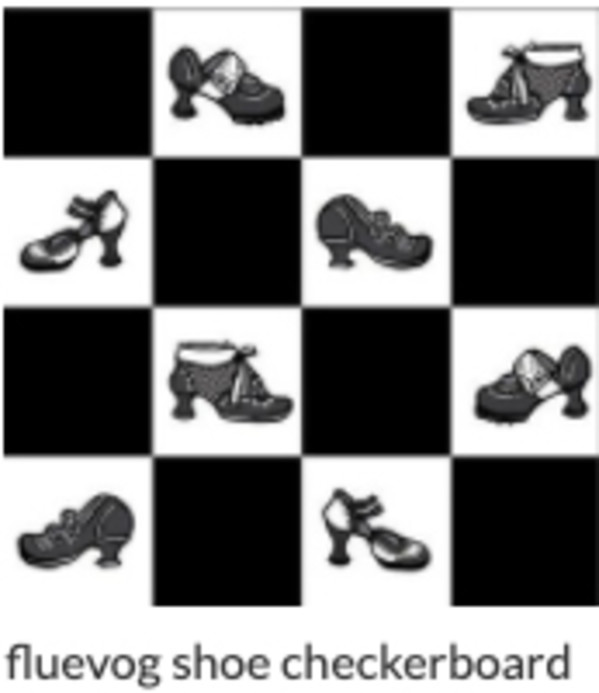 Fluevog Fluevog Four Style Checkerboard