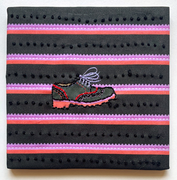 Fluevog Nate Embroidery by Anne M Bray