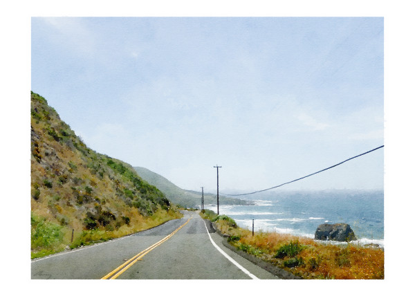 Coastal Route, CA1, Mendocino County by Anne M Bray