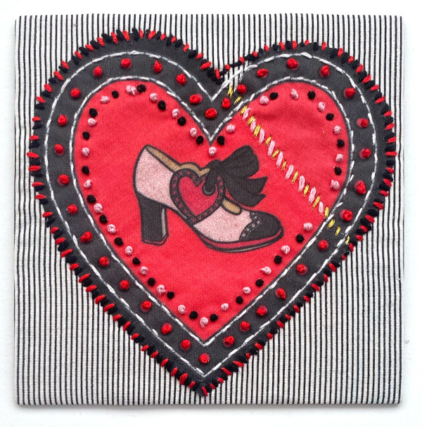 Fluevog Tutti Embroidery by Anne M Bray