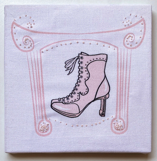 Fluevog Frederica Embroidery by Anne M Bray