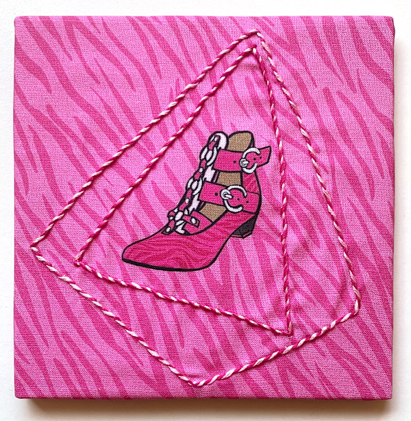 Fluevog Tammi Rose Embroidery by Anne M Bray