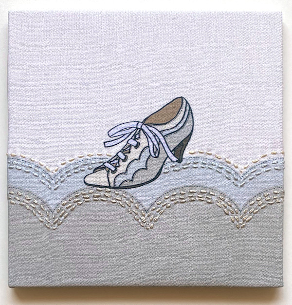 Fluevog Yunnan Embroidery by Anne M Bray