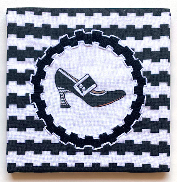 Fluevog Zewde Embroidery by Anne M Bray