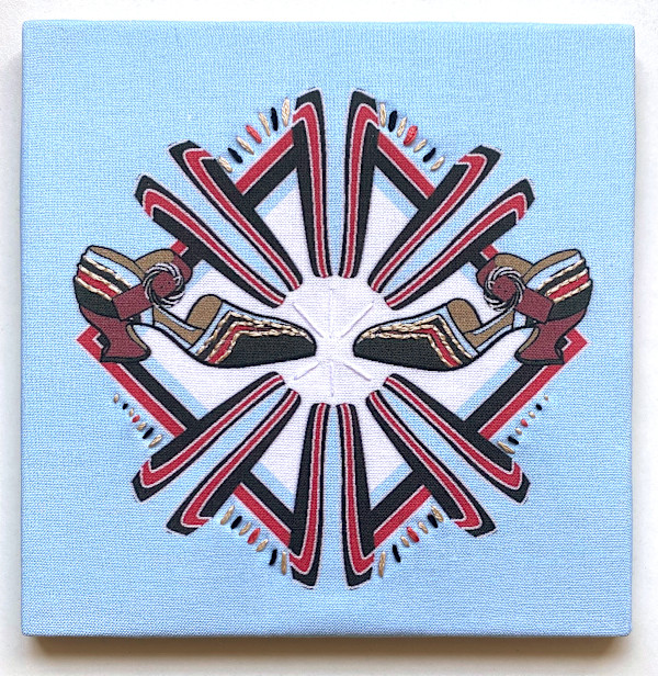 Fluevog Honour Embroidery by Anne M Bray