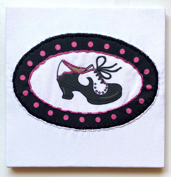 Fluevog Viv Embroidery by Anne M Bray