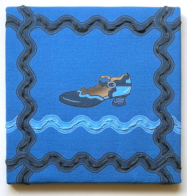 Fluevog Trivialis Embroidery by Anne M Bray