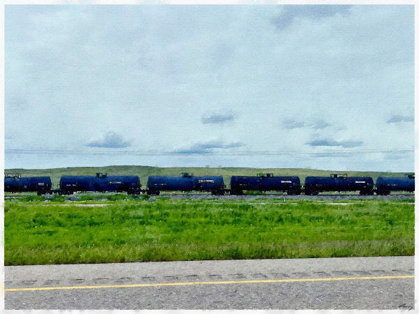 Trainspotting, Alberta by Anne M Bray