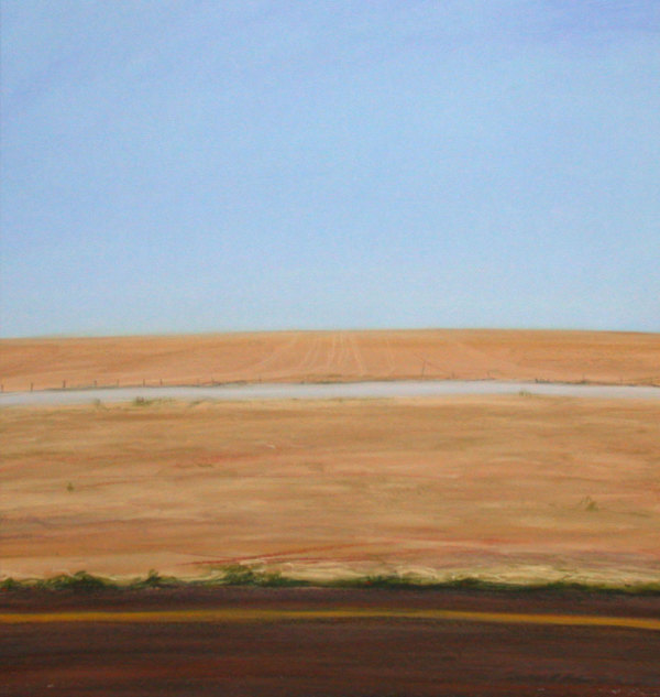 Nebraska Wheat Fields by Anne M Bray