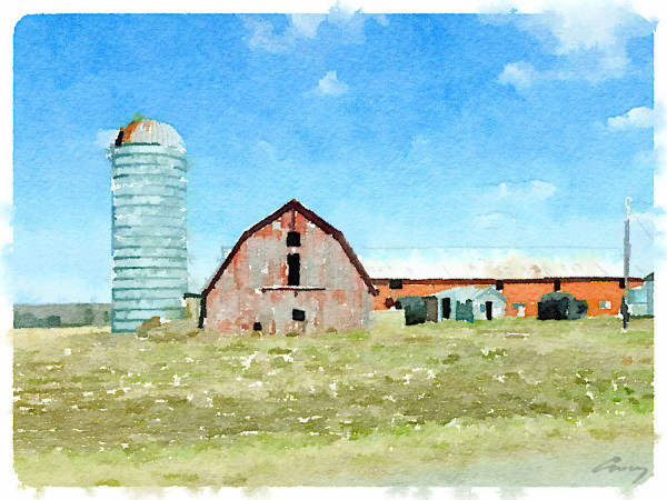 Barn, Upstate New York by Anne M Bray