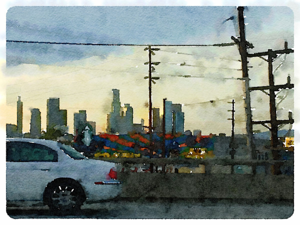 Downtown LA, 4.25 by Anne M Bray