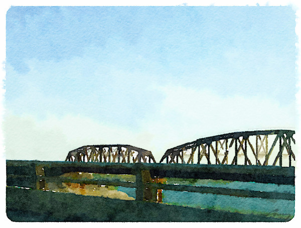 Bridge, Southern Texas by Anne M Bray