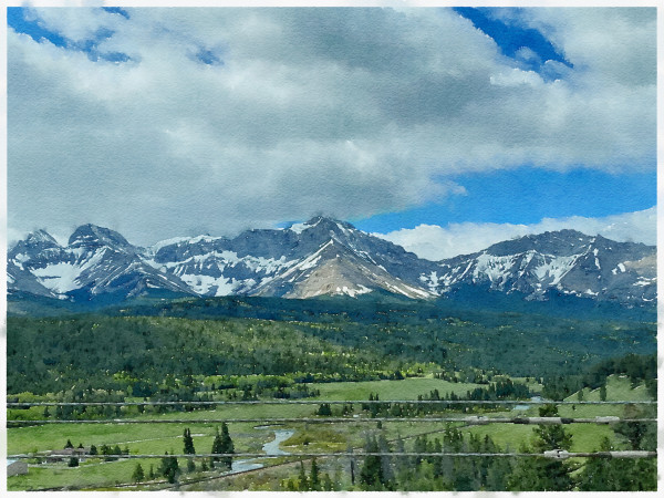 Crowsnest Pass Alberta by Anne M Bray