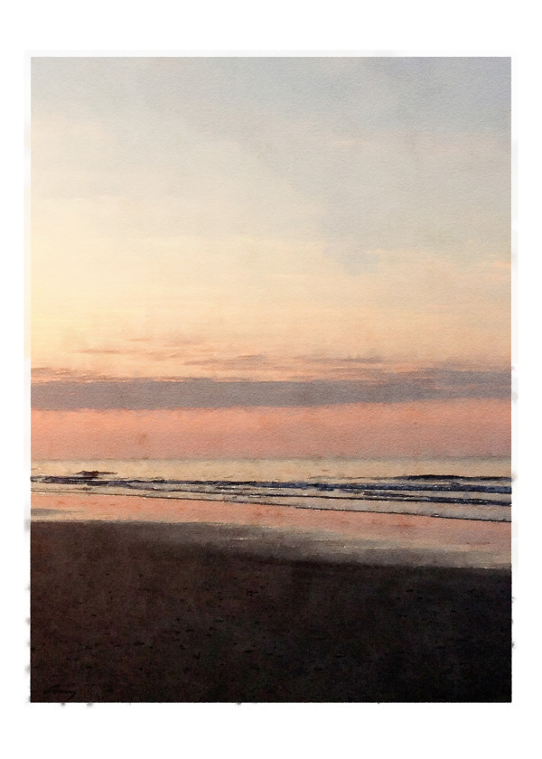 Dawn at the Beach by Anne M Bray