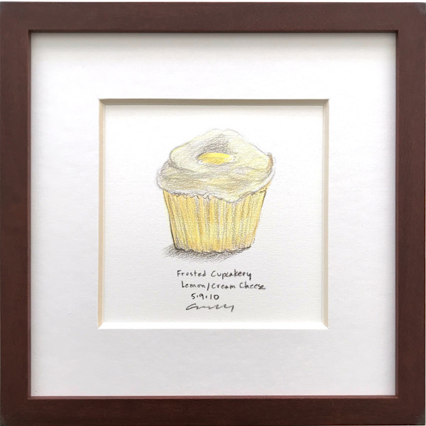 Frosted Lemon Cupcake by Anne M Bray