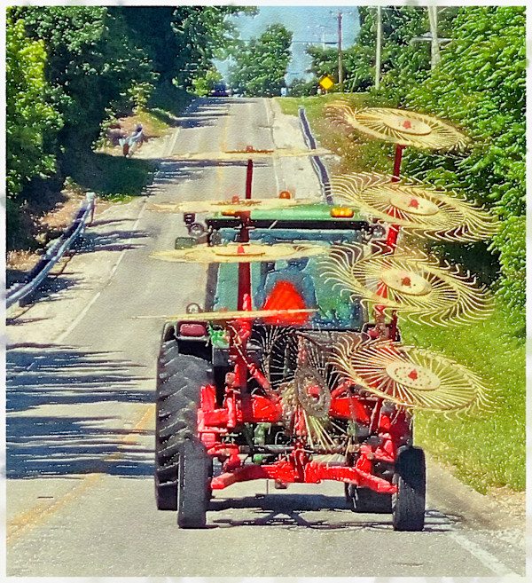 Hay Rake, Missouri by Anne M Bray