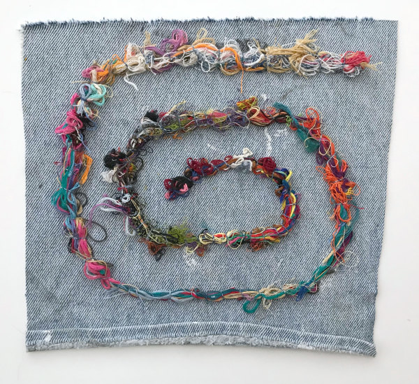 Threads Spiral by Anne M Bray