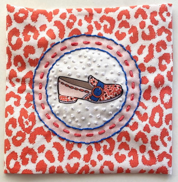 Fluevog Rema Embroidery by Anne M Bray