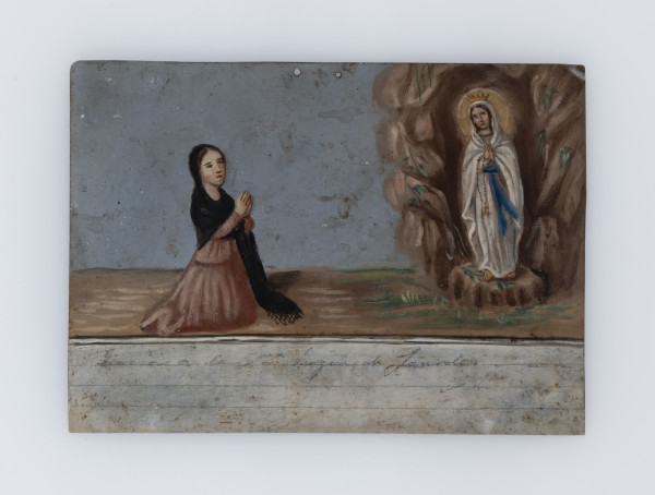 Ex-Voto: Nuestra Señora de Lourdes, Our Lady of Lourdes by Unknown