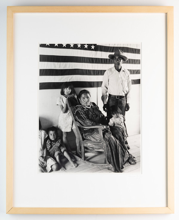 Francis Nakai and Family, Red Rock, Arizona by Laura Gilpin