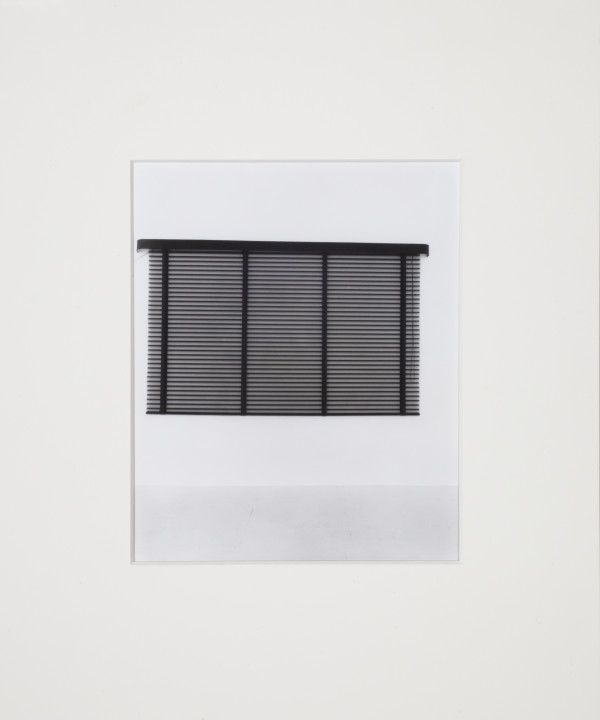 Wall Site (Closed Window with Blinds) by Leland Rice