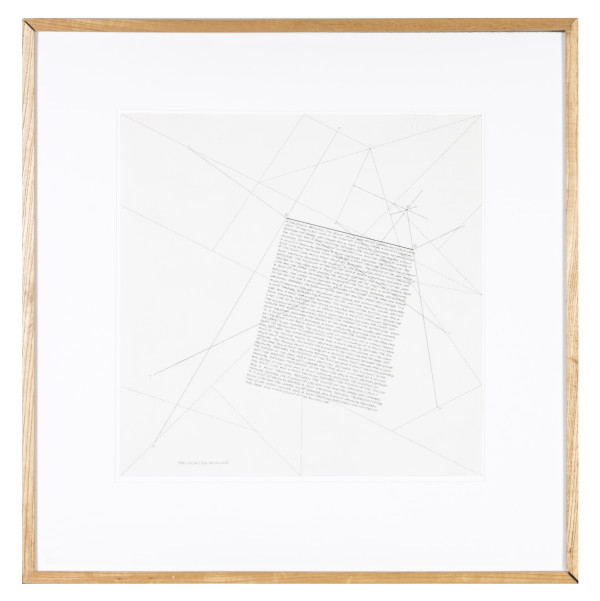 The Location of Lines (set of five etchings) by Sol LeWitt
