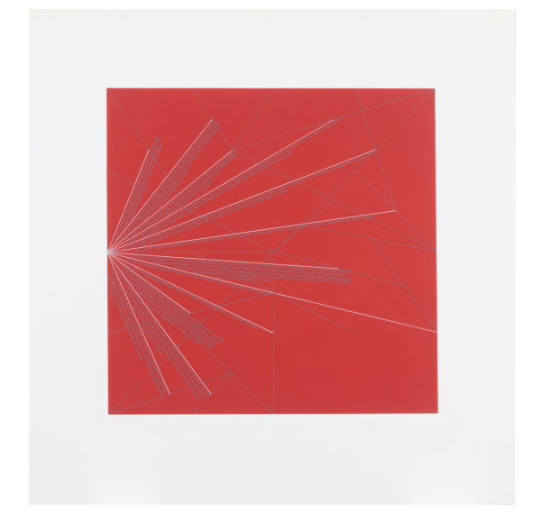 Lines to Specific Points, Plate #02 by Sol LeWitt