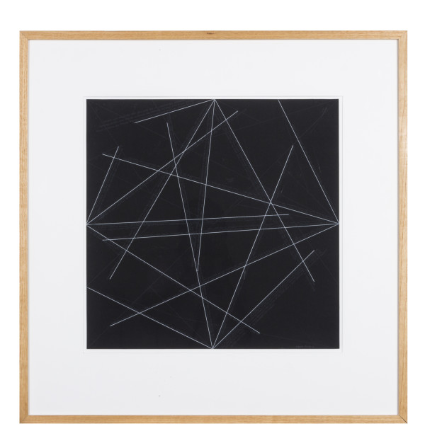 Lines to Specific Points, Plate #02 by Sol LeWitt