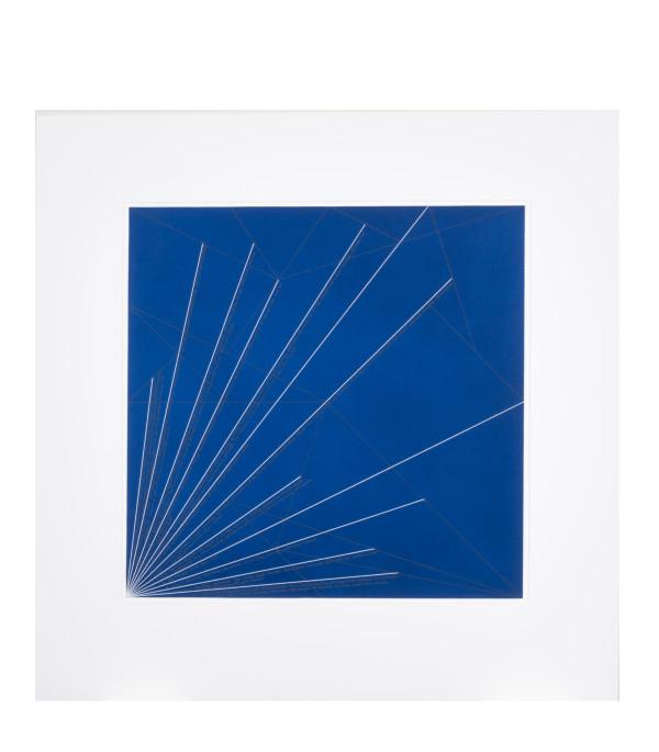 Lines to Specific Points, Plate # 04 by Sol LeWitt